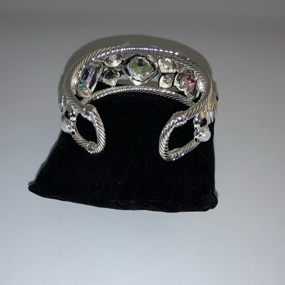 Gemstone Geo Cuff Bracelet - Picture 9 of 11